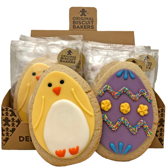 Original Biscuit Bakers - Easter Egg & Chick (12 x 80g e) - No longer available to order