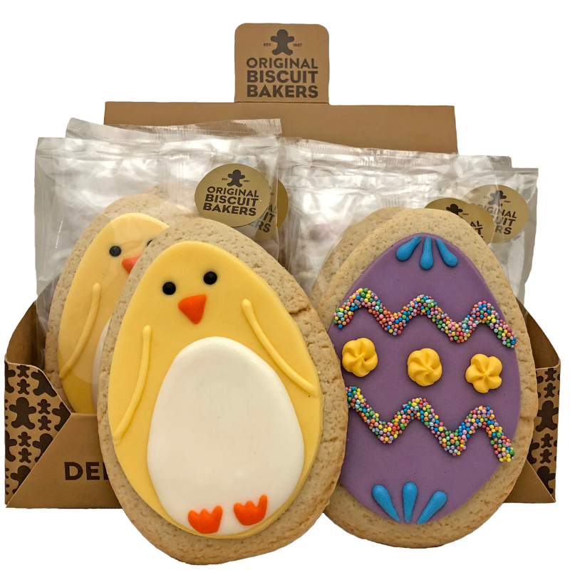 Original Biscuit Bakers Easter Egg & Chick (16 x 80g) The Cress Company