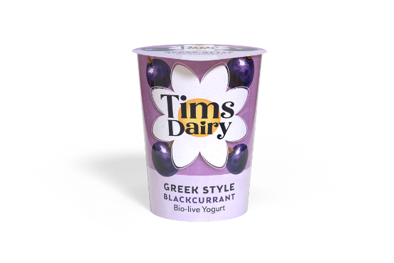 Tim's Dairy - Greek Style Blackcurrant Yoghurt (6 x 450g)