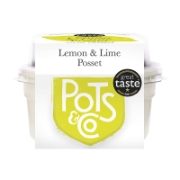 Pots & Co - GF Lemon & Lime Posset (4 x 100g)
