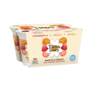 Tims Dairy - Live Yogurt Multipack (4 x 4 x 125g)