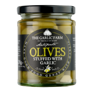 The Garlic Farm - Olives Stuffed with Garlic (6 x 190g)