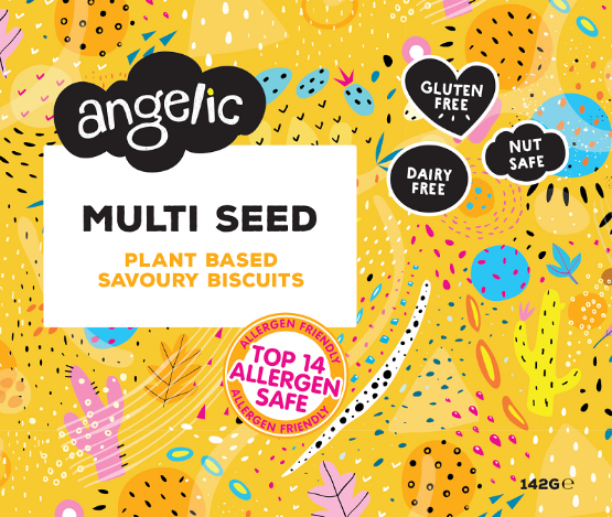 Angelic - Gluten Free Multi Seed Crackers (8 x 150g)
