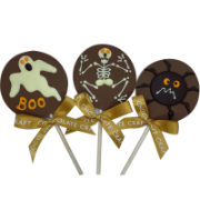 Chocolate Craft - Mixed Case Halloween Choc Lollies (10x30g)
