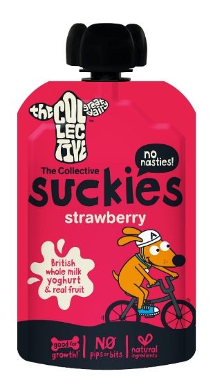 The Collective - Strawberry Kids Yoghurt Pouch (6 x 90g)