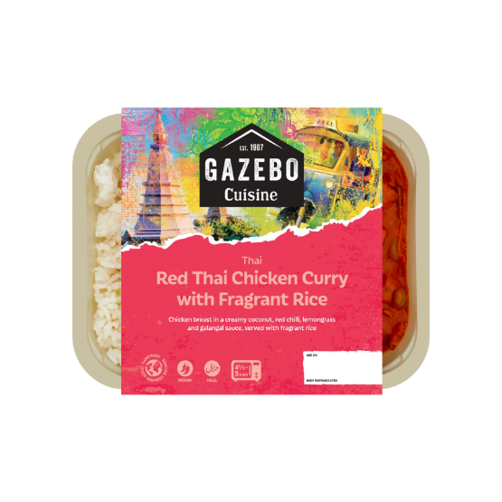 ## Gazebo - Red Thai Chicken Curry & Fragrant Rice(4 x 400g)