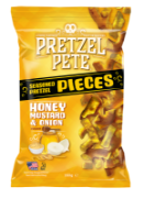 Pretzel Pete - Pretzel Pieces Honey Mustard & Onion (8x160g)