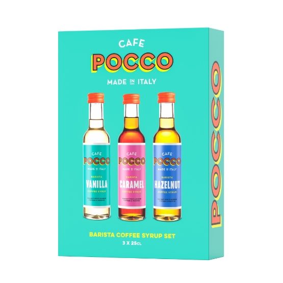 Cafe Pocco - Triple Pack Syrup Gift Set (6 x 3 x 25cl)