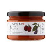 Odysea-Spicy Ajvar-Rstd Red Pepper&Aubergine Dip (6 x 250g)