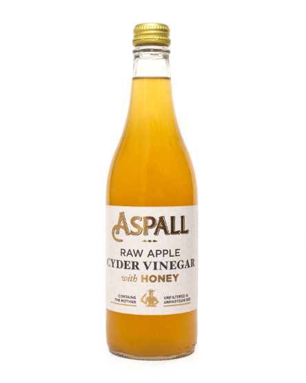 Aspall Vinegar- Raw Apple Cyder Vinegar w/ Honey (6 x 500ml)