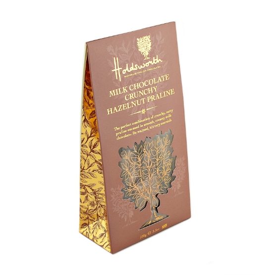 Holdsworth -Milk Choc Chrunchy Hazelnut Pralines(8x100g)