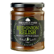 The Garlic Farm-Red Onion Relish w/ Jalepeno&Garlic (6x310g)