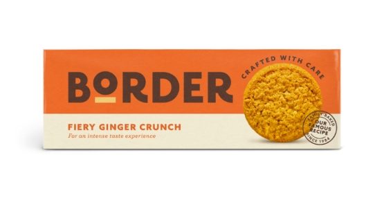 Border Biscuits - Old Fashioned Ginger Crunch (12 x 135g) *NEW CASE SIZE* 