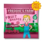 Freddie's Farm - GF Fruit Shapes Raspberry (16 x 20g)