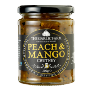The Garlic Farm - Peach & Mango Chutney (6 x 300g)