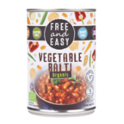 Free and Easy - Vegetable Balti Meal (6 x 400g)