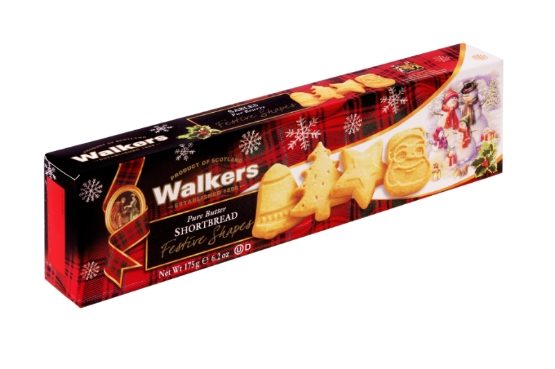 Walkers - Festive Shapes (12 x 175g)