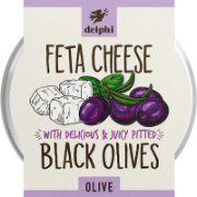 Delphi - Black Olives with Feta (1 x 160g)